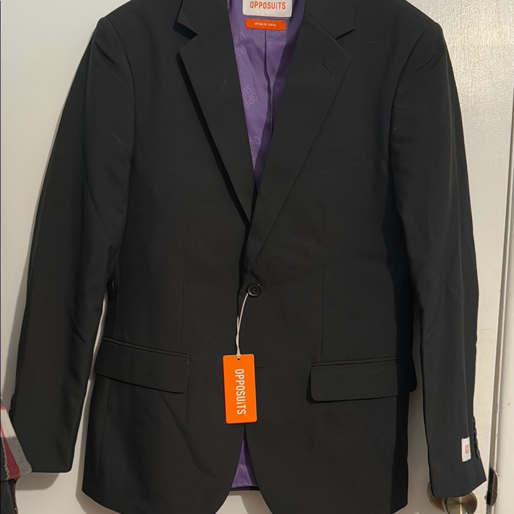 New with tags mens opposuits black suit jacket blazer size 36